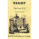 Fendt Farmer 2S Operators Manual